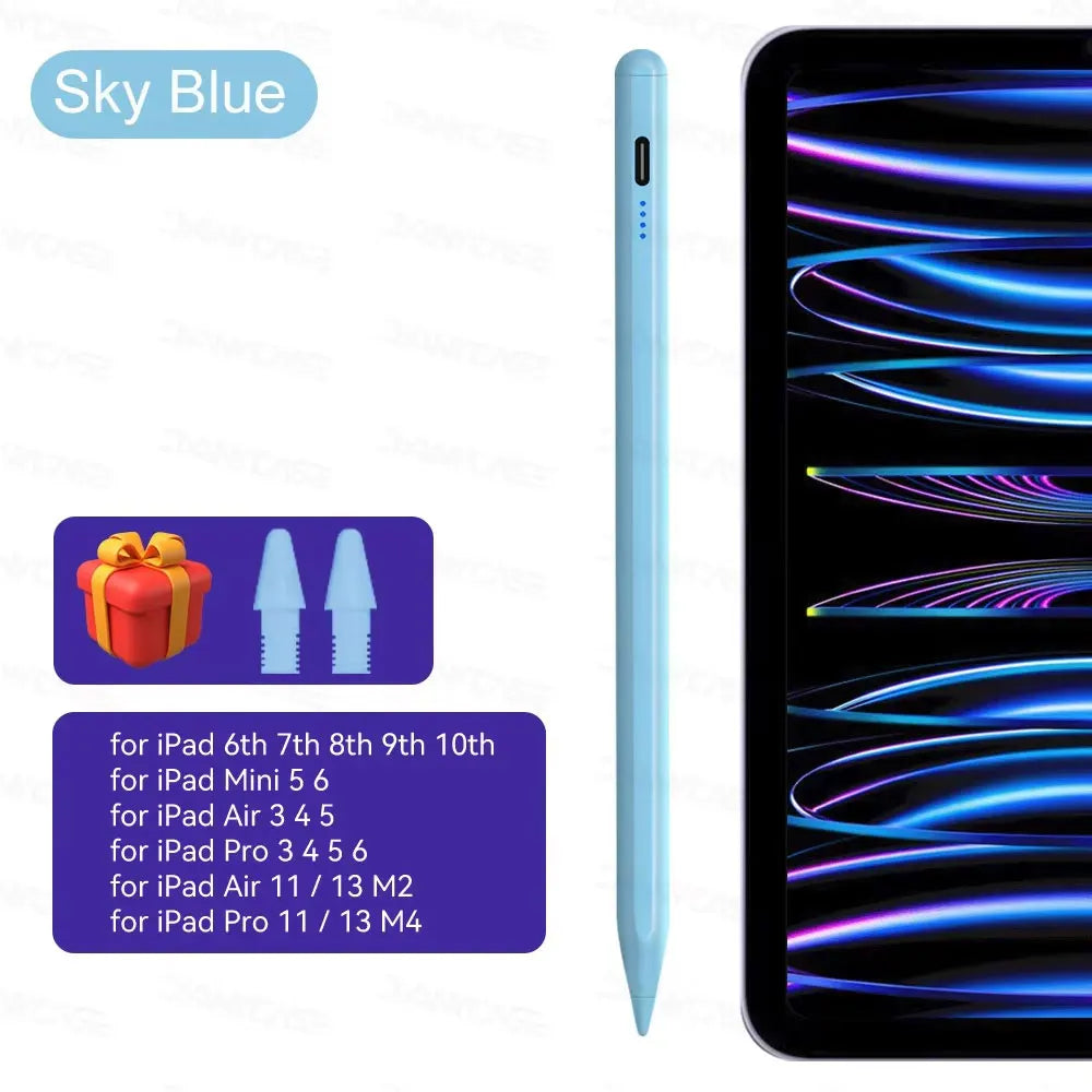 Pencil 2 Palm Rejection Power Display Ipad Accessories Ipad 2026 2025 2024 2019 2018 Pro 11 12.9 Air Mini Stylus Pen