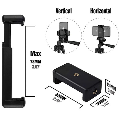 Professional Smartphone Tripod: Portable Cell Phone Stand for Selfies and Photography