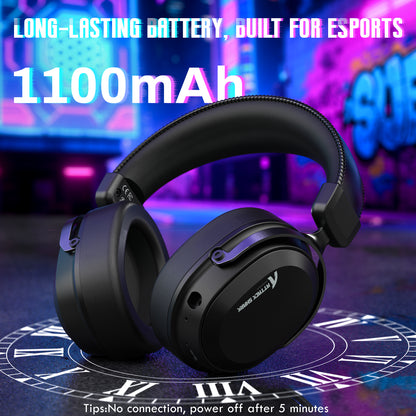 ATTACK SHARK L30Pro Wireless Gaming Headset, Detachable Microphone 7.1 Surround