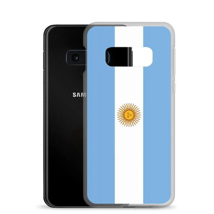 Coque Souple Antichoc pour Samsung avec Drapeau de l'Argentine