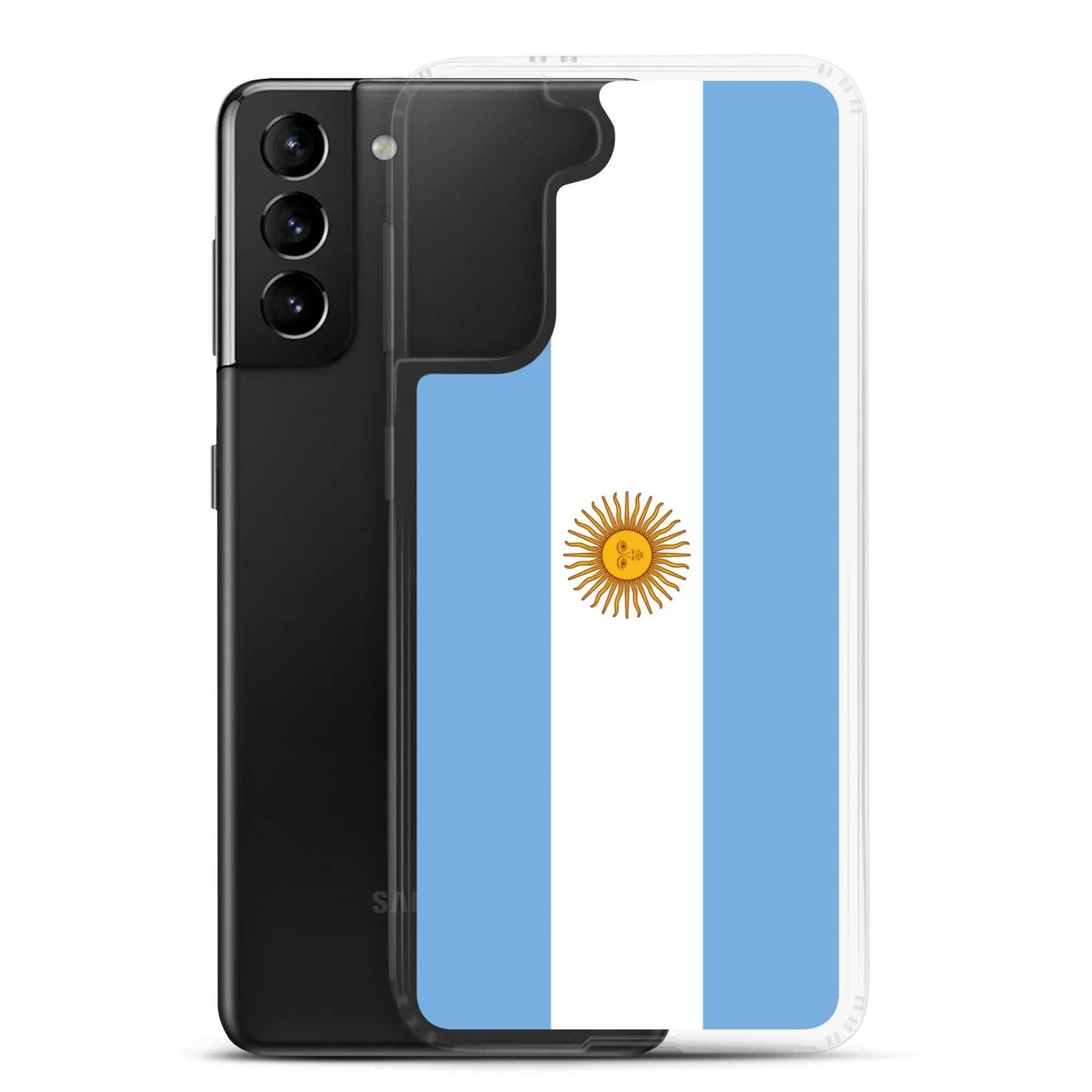 Coque Souple Antichoc pour Samsung avec Drapeau de l'Argentine