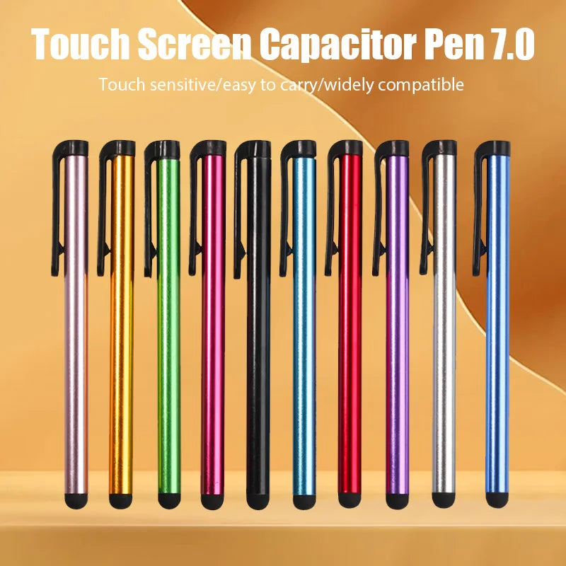 10Pcs  Capacitive Stylus Tablet Screen Touch Pen for Iphone Pad Android Mobile Phone Rubber Tip Stylus