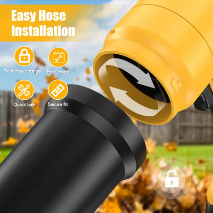 SOARFLY Turbo Jet Blower - Multi-Functional Cordless Leaf Blower and Air Duster with High-Efficiency Copper Motor for Optimal Car Drying, Snow Clearing, and Home Enhancement