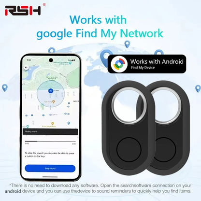 GPS Tracker for Samsung Android Tracker Work with Google Find My Bluetooth Locator Finder Global Positioning Anti-Lost Smart Tag