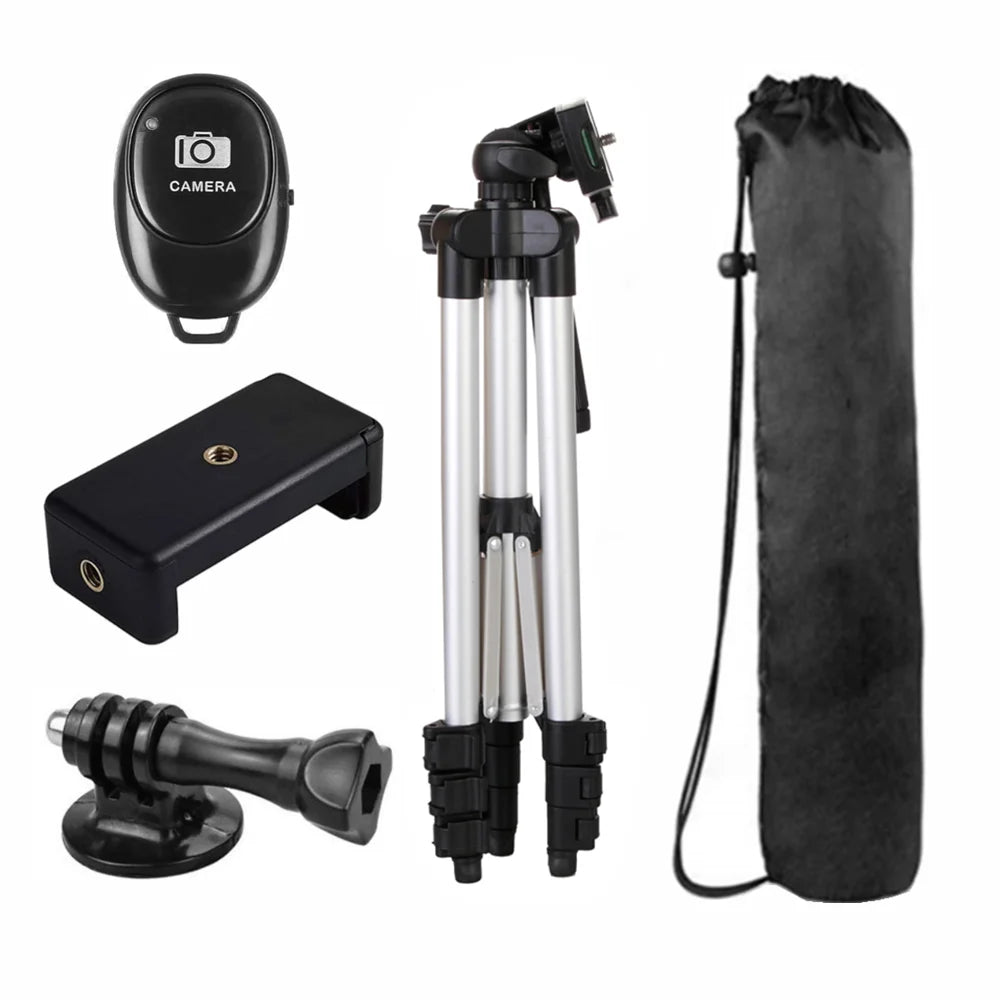 Professional Smartphone Tripod: Portable Cell Phone Stand for Selfies and Photography