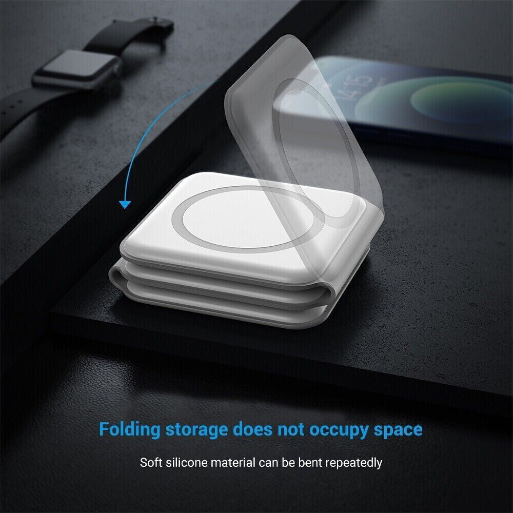 15W Fast Wireless Charging Stand for Samsung, iPhone, and LG Devices