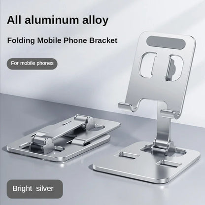 Portable Aluminum Alloy Phone Tablet Holder for Ipad Mipad Samsung Tab Matepad Stand Mount Adjustable Flexible Mobile Stand