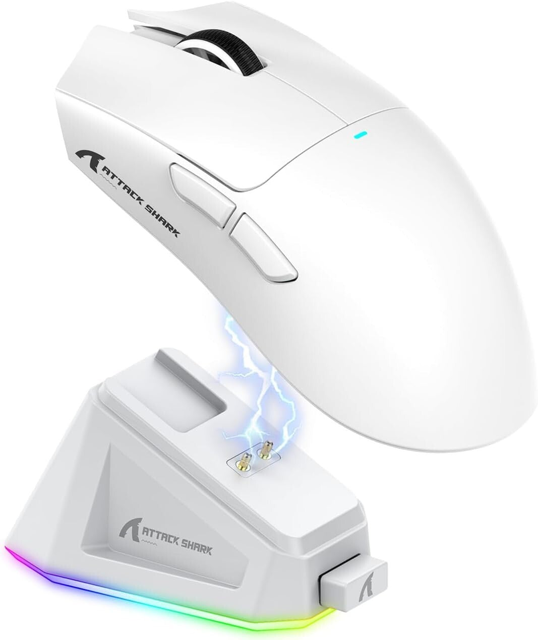ATTACK SHARK X11 Tri-Mode Wireless Gaming Mouse with RGB Charging Dock, 22000DPI