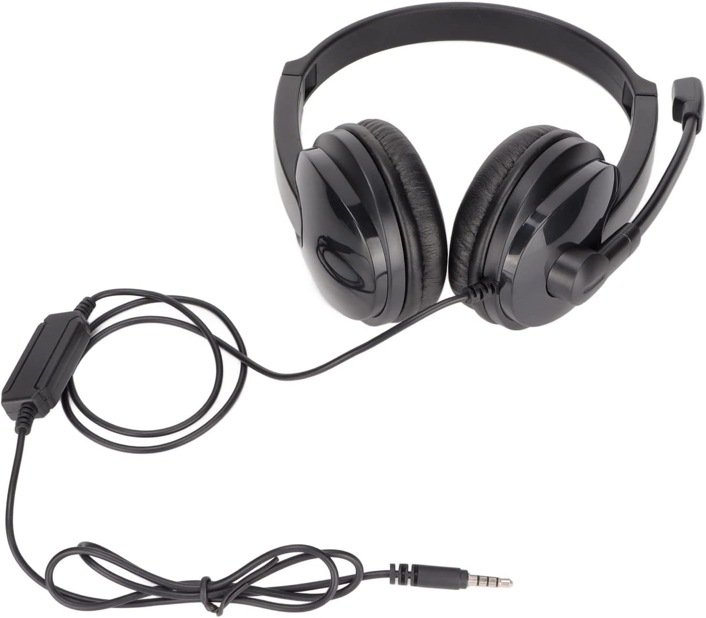 Gaming Headset, over Ear Headphones with Noise Canceling Mic, Stereo Bass Sound, Soft Memory Foam, Foldable for PC, Nintendo Switch
