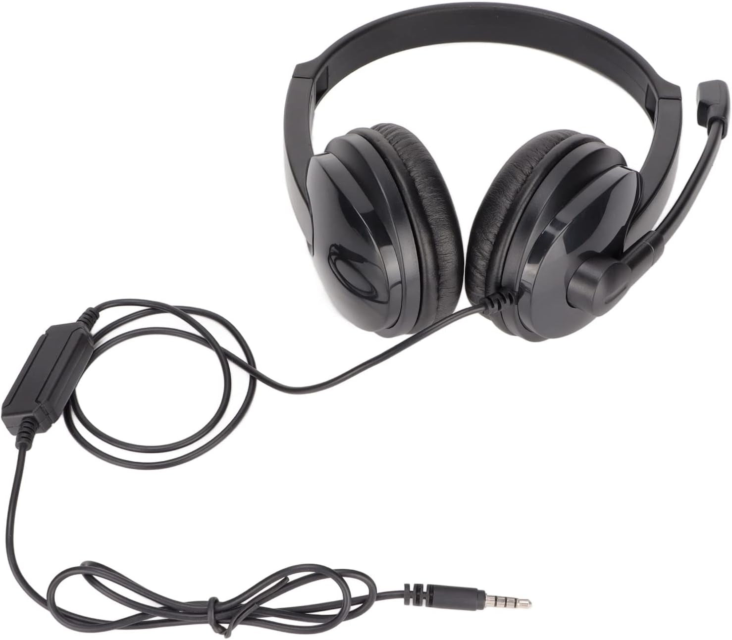 Gaming Headset, over Ear Headphones with Noise Canceling Mic, Stereo Bass Sound, Soft Memory Foam, Foldable for PC, Nintendo Switch