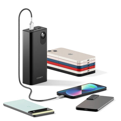 Cygnett Power Bank 30k - in use