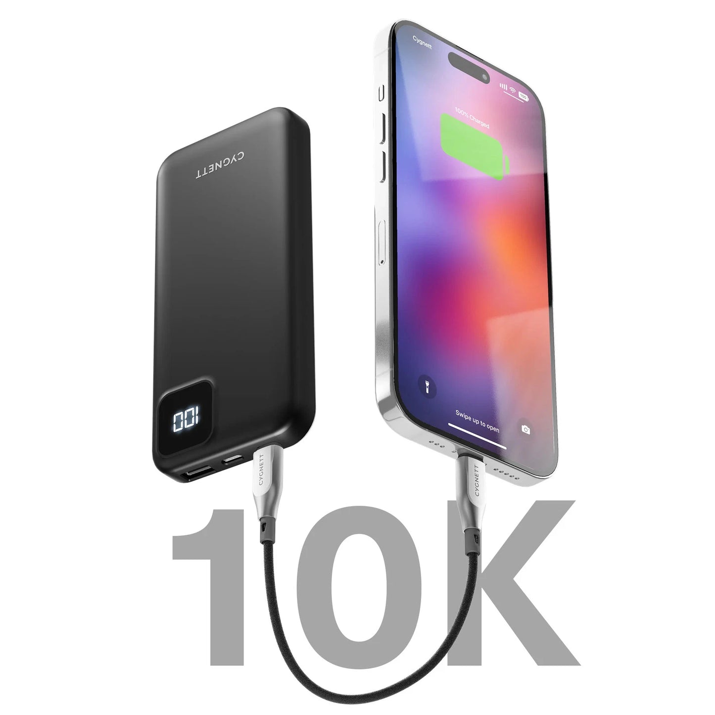 Cygnett Power Bank 10K Black