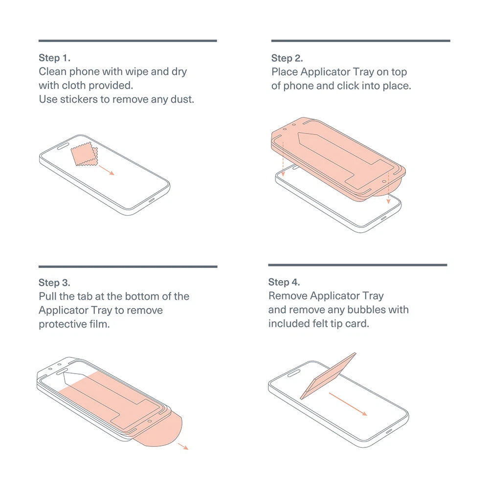 Cygnett Glass Screen Protector for iPhone 17 Pro Max