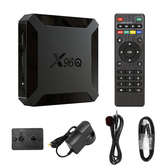 X96Q HD Android 10.0 Smart TV Box UHD 4K WIFI Media Player HDMI 8GB 16GB AU PLUG