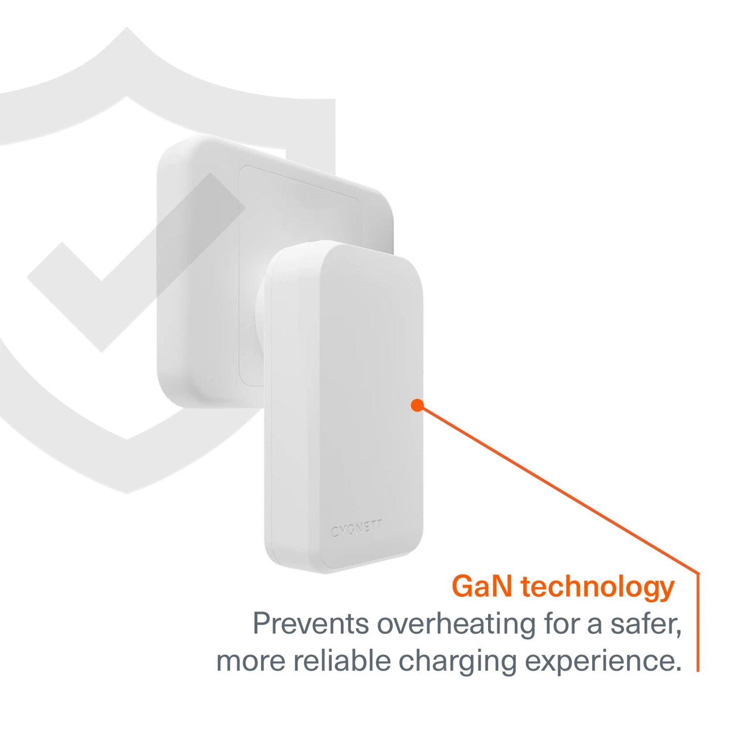Cygnett 65W Dual USB-C GaN Slim Wall Charger