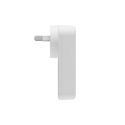 Cygnett 65W Dual USB-C GaN Slim Wall Charger, HD product photo